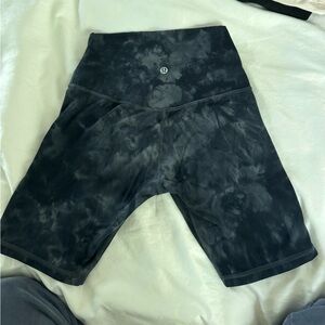 Lululemon align tie dye biker shorts
